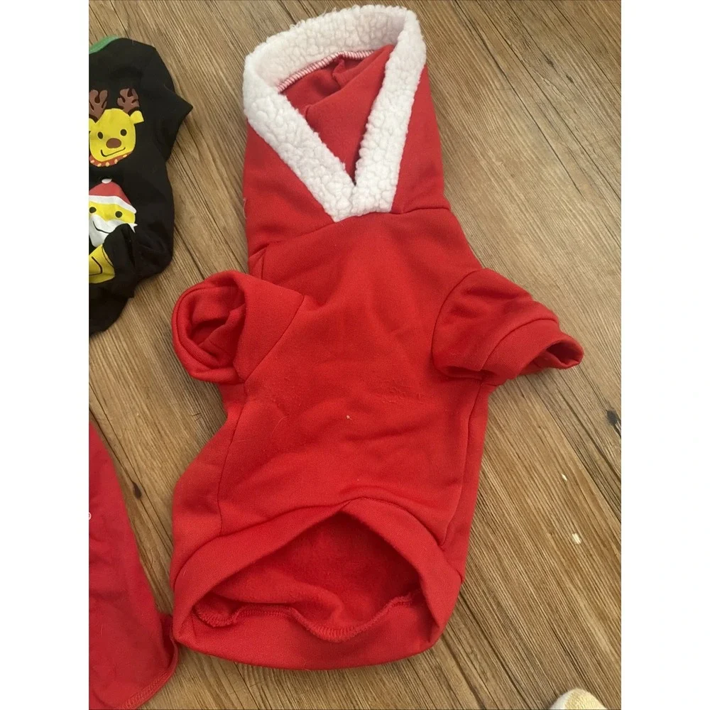 dog clothing lot size medium Christmas Themed Sweaters, Shirts, Hats, Socks